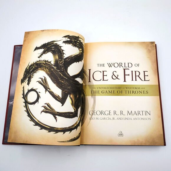 George R. R. Martin The World Of Ice & Fire Game Of Thrones Hardback Book - Picture 3 of 3
